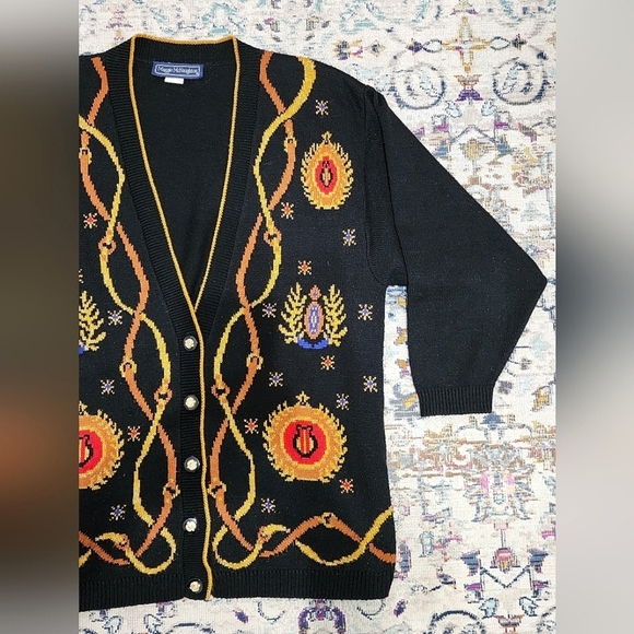 Maggie McNaughton Knit Vintage "Norton McNaughton" Cardigan Sweater Womens sz 2X - Picture 9 of 16